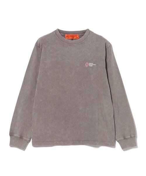 BEAMS HEART（ビームスハート）の「GMS スノーウォッシュ ロングスリーブ（Tシャツ/カットソー・メンズ・ブラウン/ブラック・MEDIUM/LARGE/SMALL）」の21枚目の写真