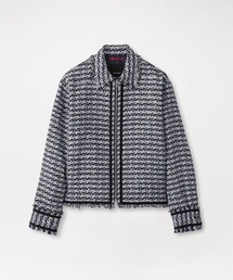 LOVELESS（ラブレス）の「ファンシーツイードジップアップブルゾン（ブルゾン）」