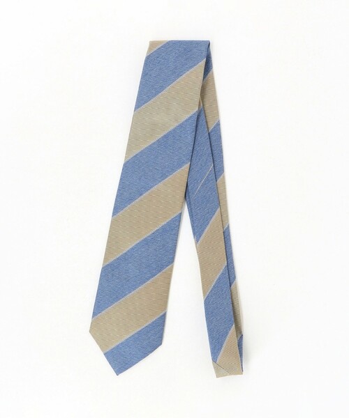 Alessandro Masi＞8.0cm ストライプ1 ネクタイ（ネクタイ）｜green