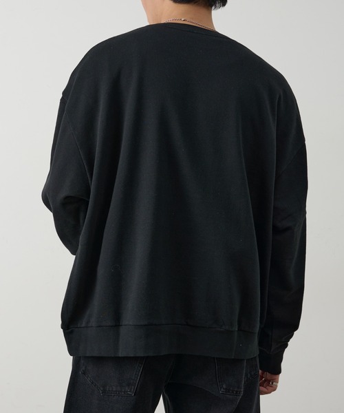 COLONY 2139（コロニートゥーワンスリーナイン）の「ワンポイントプリントヘンリーネックスウェット（Tシャツ/カットソー・メンズ・ホワイト/ネイビー/ブラック・LARGE/MEDIUM）」の14枚目の写真