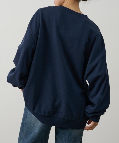 COLONY 2139（コロニートゥーワンスリーナイン）の「ワンポイントプリントヘンリーネックスウェット（Tシャツ/カットソー・メンズ・ホワイト/ネイビー/ブラック・LARGE/MEDIUM）」の22枚目の写真