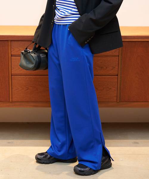 OUTDOOR PRODUCTS（アウトドアプロダクツ）の「ジャージーパンツ（スラックス・レディース・ブラウン/ブルー系その他・FREE）」の2枚目の写真