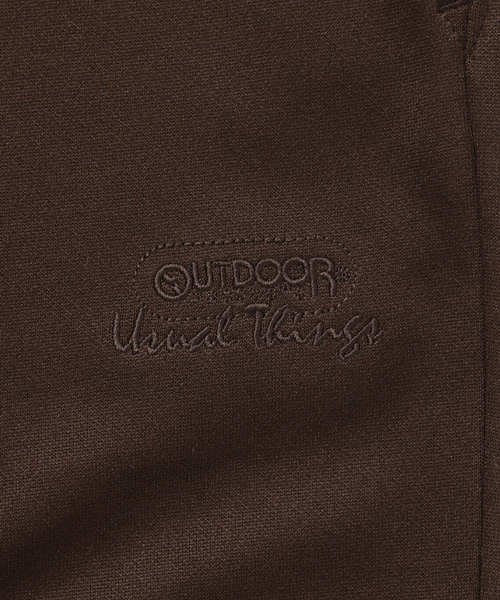 OUTDOOR PRODUCTS（アウトドアプロダクツ）の「ジャージーパンツ（スラックス・レディース・ブラウン/ブルー系その他・FREE）」の3枚目の写真