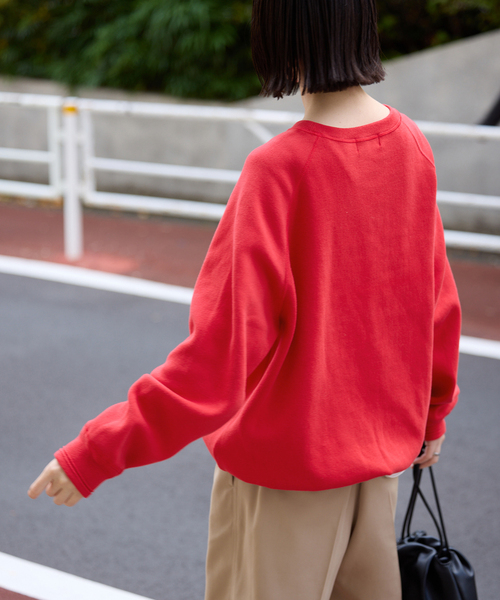 SLOBE IENA(スローブイエナ)の「《追加3》スムースオーバーニット(ニット/セーター・レディース・レッド/ブラック/ピンク系その他/チャコールグレー・FREE)」の6枚目の写真