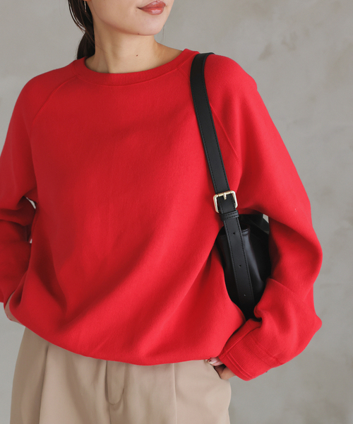 SLOBE IENA(スローブイエナ)の「《追加3》スムースオーバーニット(ニット/セーター・レディース・レッド/ブラック/ピンク系その他/チャコールグレー・FREE)」の11枚目の写真