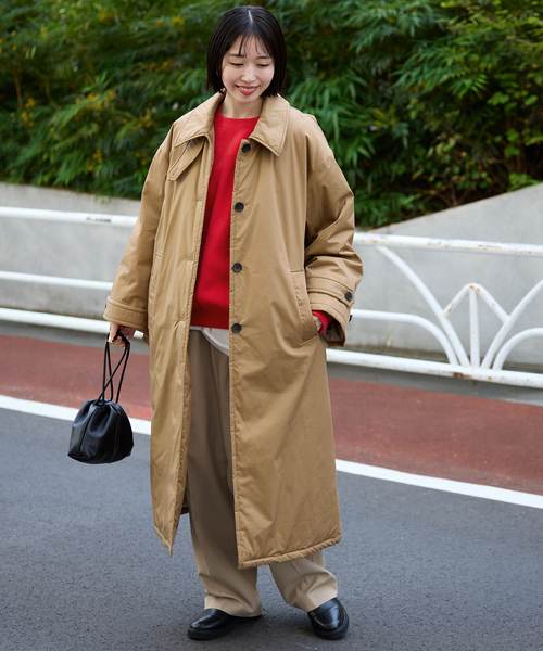 SLOBE IENA(スローブイエナ)の「《追加3》スムースオーバーニット(ニット/セーター・レディース・レッド/ブラック/ピンク系その他/チャコールグレー・FREE)」の12枚目の写真