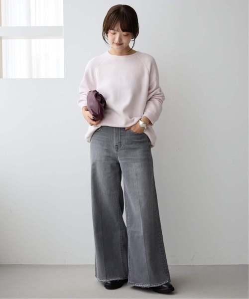 SLOBE IENA(スローブイエナ)の「《追加3》スムースオーバーニット(ニット/セーター・レディース・レッド/ブラック/ピンク系その他/チャコールグレー・FREE)」の19枚目の写真