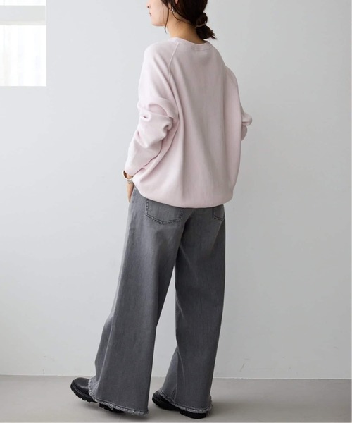 SLOBE IENA(スローブイエナ)の「《追加3》スムースオーバーニット(ニット/セーター・レディース・レッド/ブラック/ピンク系その他/チャコールグレー・FREE)」の21枚目の写真