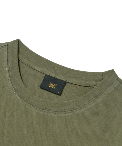 BROWNBREATH（ブラウンブレス）の「CURSORILY TEE - KHAKI（Tシャツ/カットソー・レディース・その他・S/M/L/XL）」の4枚目の写真