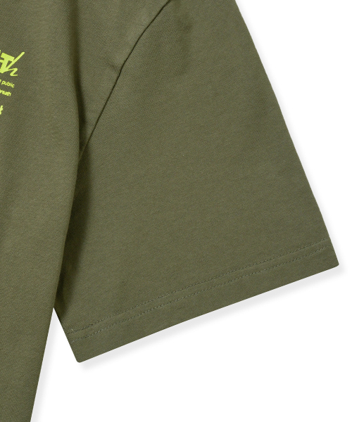 BROWNBREATH（ブラウンブレス）の「CURSORILY TEE - KHAKI（Tシャツ/カットソー・レディース・その他・S/M/L/XL）」の5枚目の写真