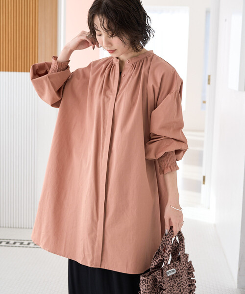 シャーリングパフスリーブシャツ ショップニュース｜EST エスト｜大阪・梅田のショッピングモール