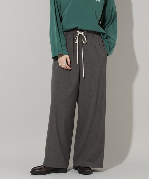 GEORGE'S（ジョージズ）の「ギャザーイージーパンツ（その他パンツ・レディース・ブラック/グレー/モカ・SMALL/MEDIUM）」の3枚目の写真