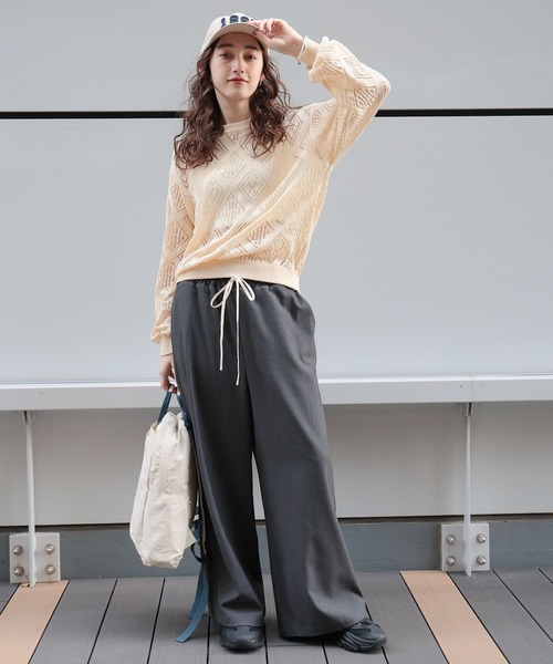 GEORGE'S(ジョージズ)の「ギャザーイージーパンツ(その他パンツ・レディース・ブラック/グレー/モカ・SMALL/MEDIUM)」の17枚目の写真