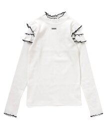 algy | フリルリブロンT(Tシャツ/カットソー)