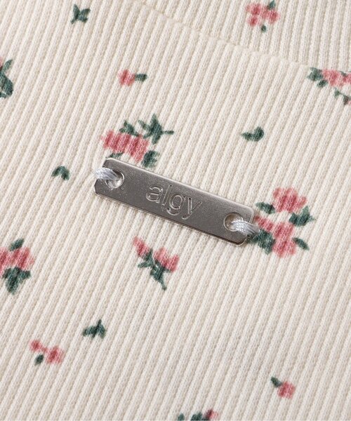 algy(アルジー)の「フリルリブロンT(Tシャツ/カットソー・キッズ・オフホワイト/アイボリー/ブラック・140/130/160/150)」の11枚目の写真