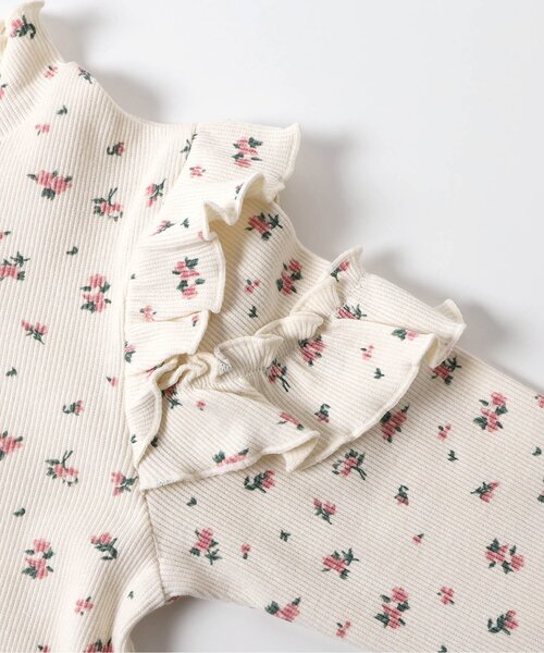 algy(アルジー)の「フリルリブロンT(Tシャツ/カットソー・キッズ・オフホワイト/アイボリー/ブラック・140/130/160/150)」の12枚目の写真