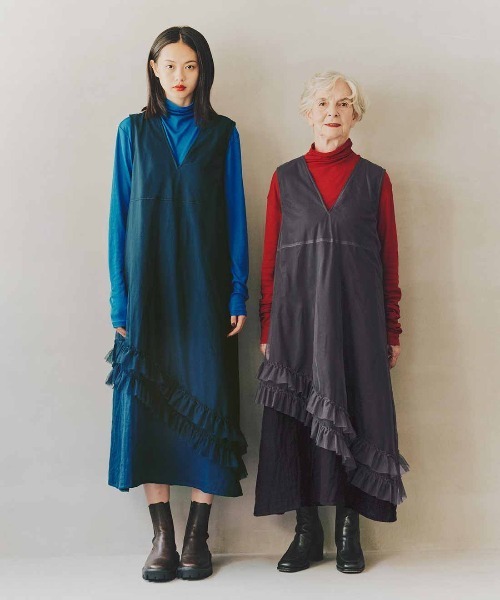 mensha!(メンシャ)の「mensha!ガーゼフライスが気持ちいいカットソータートルネックトップス(Tシャツ/カットソー・レディース・ライム/レッド/ライトピンク/ブルー・M/L/LL)」の9枚目の写真