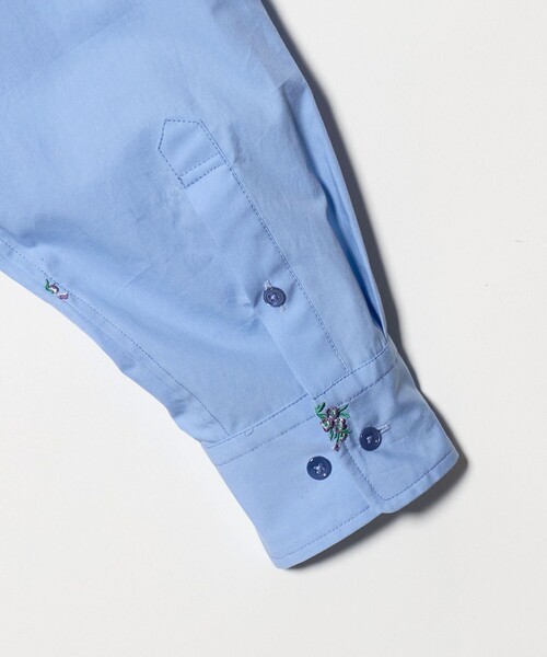 JANESMITH（ジェーンスミス）の「＜JANE SMITH ＞フラワーエンブロイダリー シャツ（シャツ/ブラウス・レディース・コバルトブルー・38）」の4枚目の写真