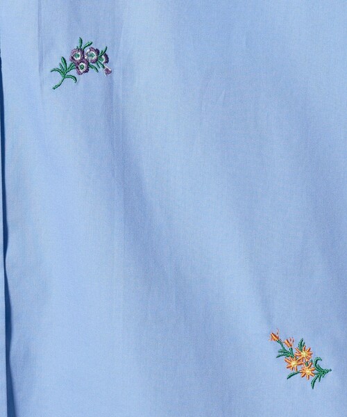 JANESMITH（ジェーンスミス）の「＜JANE SMITH ＞フラワーエンブロイダリー シャツ（シャツ/ブラウス・レディース・コバルトブルー・38）」の6枚目の写真