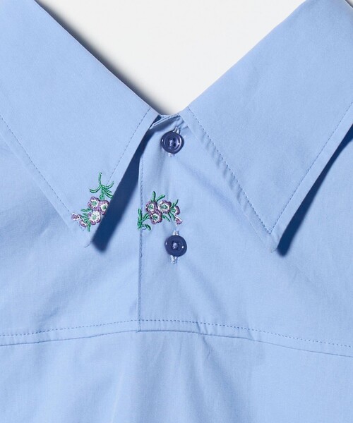 JANESMITH（ジェーンスミス）の「＜JANE SMITH ＞フラワーエンブロイダリー シャツ（シャツ/ブラウス・レディース・コバルトブルー・38）」の9枚目の写真