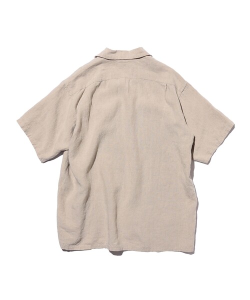 BEAMS PLUS(ビームスプラス)の「Open Collar 1/40 Linen(シャツ/ブラウス・メンズ・ナチュラル/ブルー/チャコールグレー/ホワイト・X-LARGE/LARGE/MEDIUM/SMALL)」の19枚目の写真