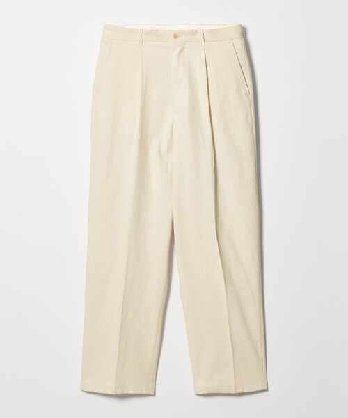 Steven Alan＞ TCL オックスフォード アウト ワンプリーツ スラックス