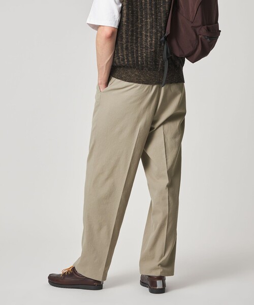 Steven Alan＞ TCL オックスフォード アウト ワンプリーツ スラックス