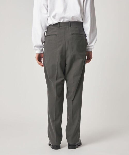 Steven Alan＞ TCL オックスフォード アウト ワンプリーツ スラックス