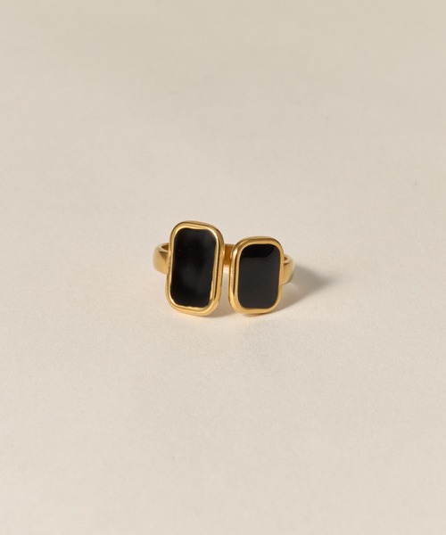 novice（ノーヴィス）の「【novice】Dual Stone Ring［Stainless］（リング・レディース・シルバー/ゴールド・FREE）」の11枚目の写真