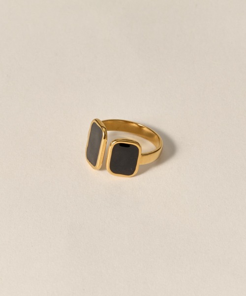 novice（ノーヴィス）の「【novice】Dual Stone Ring［Stainless］（リング・レディース・シルバー/ゴールド・FREE）」の12枚目の写真