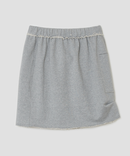 TYPESERVICE（タイプサービス）の「Slit Pocket Jersey Skirt [Gray]（スカート・レディース・その他・FREE）」の3枚目の写真