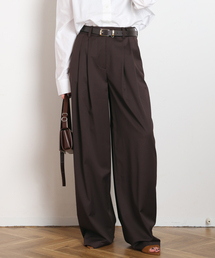 【REMAIN/リメイン】Cocoon Suiting Pants With Pleats