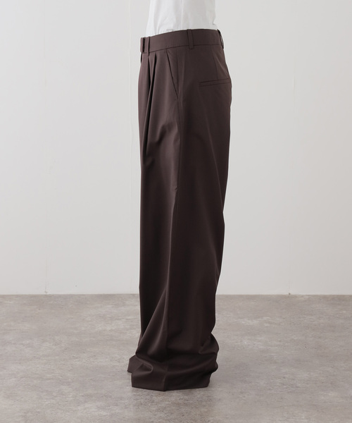 AP STUDIO(エーピーストゥディオ)の「【REMAIN/リメイン】Cocoon Suiting Pants With Pleats(スラックス・レディース・ブラウン・36/34)」の11枚目の写真