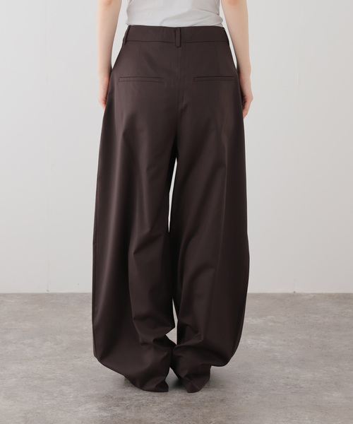 AP STUDIO(エーピーストゥディオ)の「【REMAIN/リメイン】Cocoon Suiting Pants With Pleats(スラックス・レディース・ブラウン・36/34)」の12枚目の写真