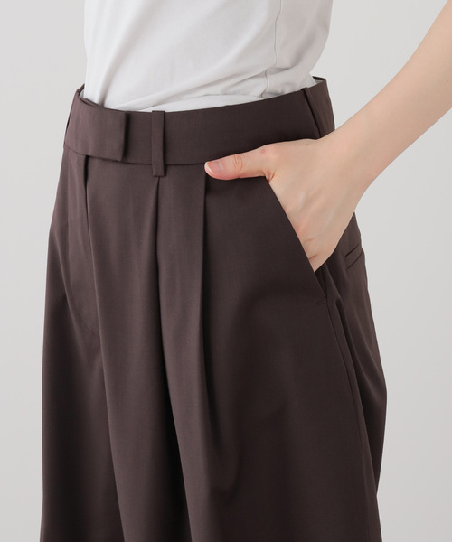 AP STUDIO(エーピーストゥディオ)の「【REMAIN/リメイン】Cocoon Suiting Pants With Pleats(スラックス・レディース・ブラウン・36/34)」の13枚目の写真