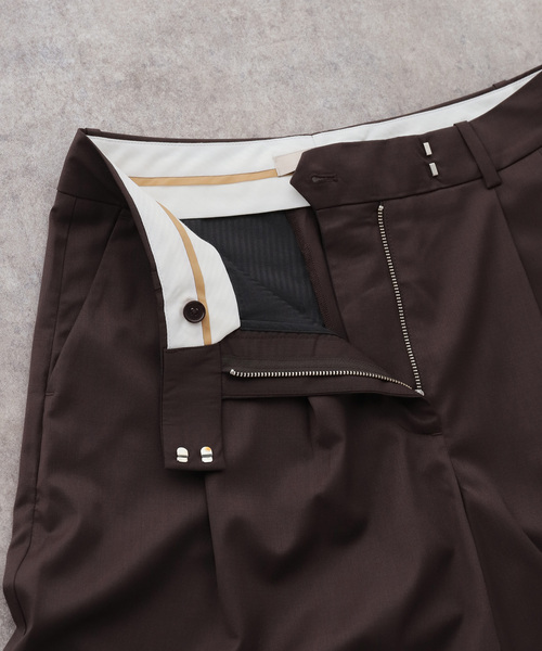 AP STUDIO(エーピーストゥディオ)の「【REMAIN/リメイン】Cocoon Suiting Pants With Pleats(スラックス・レディース・ブラウン・36/34)」の16枚目の写真
