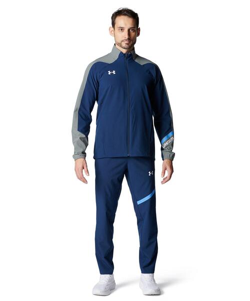 UNDER ARMOUR(アンダーアーマー)の「UAウーブン フルジップ ジャケット(トレーニング/メンズ)(その他アウター・メンズ・ネイビー・XL/L/M/2XL/S/3XL)」の3枚目の写真