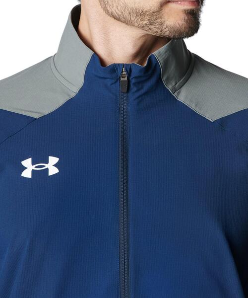 UNDER ARMOUR(アンダーアーマー)の「UAウーブン フルジップ ジャケット(トレーニング/メンズ)(その他アウター・メンズ・ネイビー・XL/L/M/2XL/S/3XL)」の4枚目の写真