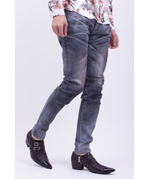 TORNADO MART（トルネードマート）の「TORNADO MART∴モノクロームシェイドスキニーデニム（デニムパンツ）」