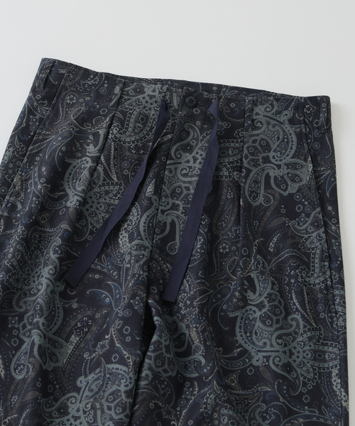 JOURNAL STANDARD（ジャーナルスタンダード）の「RIRANCHA / リランチェ ブッチャー 総柄 オーバー パンツ（その他パンツ・メンズ・ネイビー/ボルドー/カーキ・LARGE/MEDIUM/SMALL）」の4枚目の写真