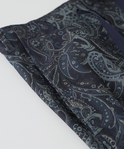 JOURNAL STANDARD(ジャーナルスタンダード)の「RIRANCHA / リランチェ ブッチャー 総柄 オーバー パンツ(その他パンツ・メンズ・ネイビー/ボルドー/カーキ・LARGE/MEDIUM/SMALL)」の5枚目の写真