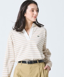 LACOSTE（ラコステ）の「スキッパーネックラガーシャツ（ポロシャツ）」