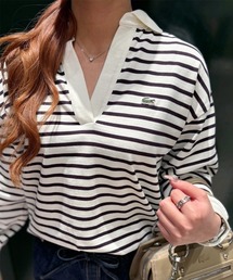 LACOSTE（ラコステ）の「スキッパーネックラガーシャツ（ポロシャツ）」