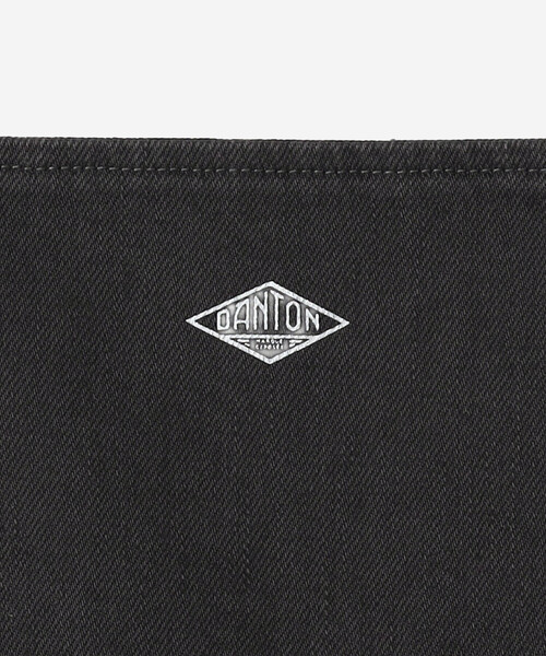 DANTON（ダントン）の「DANTON | ドリル サロペットスカート WOMEN（ジャンパースカート・レディース・ブラック・36）」の12枚目の写真