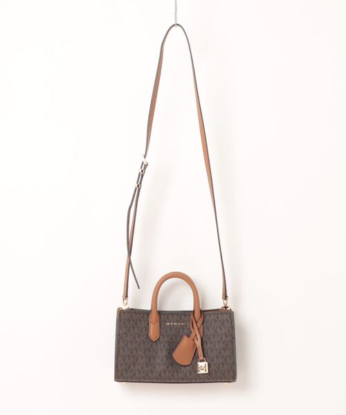 MICHAEL KORS ショルダーバッグ シグネチャー 茶色 新品 マイケルコース ショルダーバッグ レディース MKシグネチャー ブラウン
