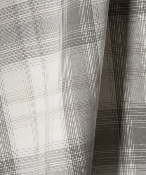 BEAUTY&YOUTH UNITED ARROWS(ビューティーアンドユースユナイテッドアローズ)の「コットン チェック オーバーサイズ シャツ(シャツ/ブラウス・レディース・ネイビー/グレー系・FREE)」の22枚目の写真