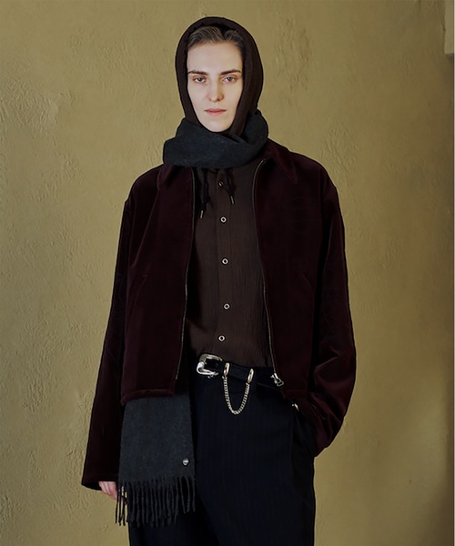 Jieda(ジエダ)の「SPYDER EMBROIDERY JACKET(ブルゾン・メンズ・ワインレッド/ブラック・1/2)」の2枚目の写真