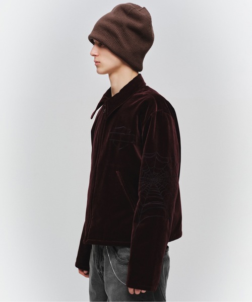 Jieda(ジエダ)の「SPYDER EMBROIDERY JACKET(ブルゾン・メンズ・ワインレッド/ブラック・1/2)」の5枚目の写真