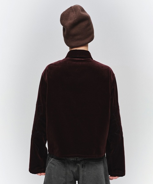 Jieda(ジエダ)の「SPYDER EMBROIDERY JACKET(ブルゾン・メンズ・ワインレッド/ブラック・1/2)」の6枚目の写真