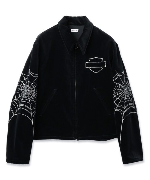 Jieda(ジエダ)の「SPYDER EMBROIDERY JACKET(ブルゾン・メンズ・ワインレッド/ブラック・1/2)」の9枚目の写真